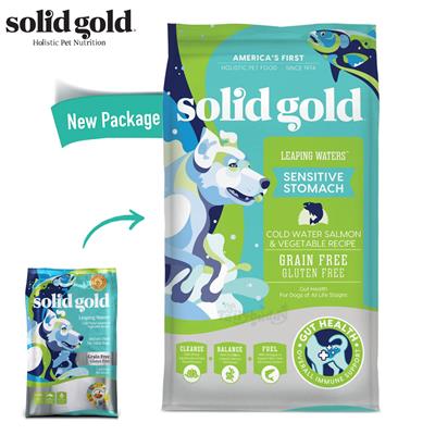 Solid Gold Leaping Waters, Holistic food for adult dogs EPA&DNA (1.81kg , 9.98kg)