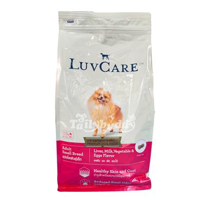 Dr.luvcare Adult Small Breed อาหารสุนัขโตพันธุ์เล็ก รสตับ นม ผัก และไข่ ขนาด 2 กิโลกรัม