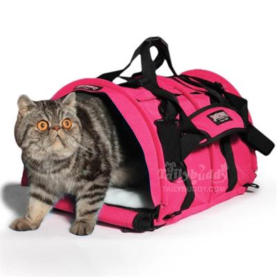 STURDIBAG PET CARRIER HOT PINK กระเป๋าเดินทางสำหรับแมว สีชมพู( Size L) รับน้ำหนักได้ 18kg.