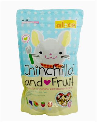 Alice Chinchilla and Fruit สลัดผลไม้รวมอบแห้ง สูตรเฉพาะสำหรับชินชิล่า (1kg) (AE103)