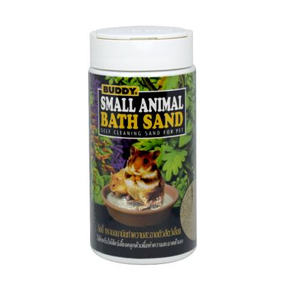 Buddy Small Animal Bath Sand, Self Cleaning Sand for pet (350g)