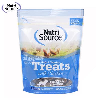 Nutri Source Treats with Chicken ขนมสำหรับฝึกสุนัข สูตรไก่ แบบเนื้อนุ่ม (170g)