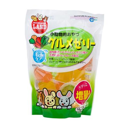 Marukan Gourmet jelly for small animals, dietary fiber for hairball care  MR-683(16g x 14)