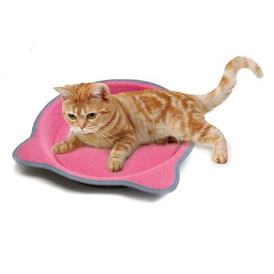 Marukan Cat Round Scratching Tray Hemp (Pink) (CT-257)