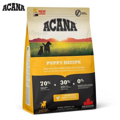 ACANA Puppy & Junior Free-Run Chicken อาหารลูกสุนัข สูตรไก่ โปรตีนสูง ความน่ากินสูง (2kg)
