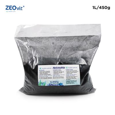 Activated Carbon - High quality activated carbon especially developed for salt water tanks 1L/450g [Korallen-Zucht, ZEOvit]
