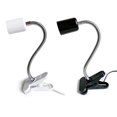 E27 Flexible Light Stand with clip, made from steel and ceramic, high temperature durable, working with all lamp and heat emitter