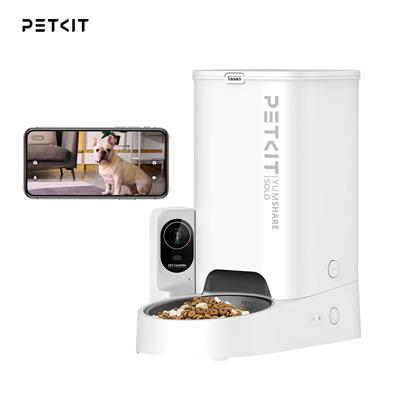 PETKIT YumShare Solo Camera Pet Feeder Automatic Cat Food Dispenser Smart with app remote control Large Capacity 304 stainless steel 3L