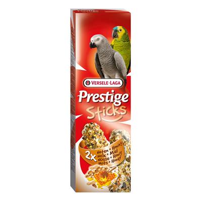 Prestige Stick Parrots Nuts & Honey เพรสทีจสติ๊ก ขนมสำหรับนกแก้ว สูตรถั่วและน้ำผึ้ง (140g), Versele