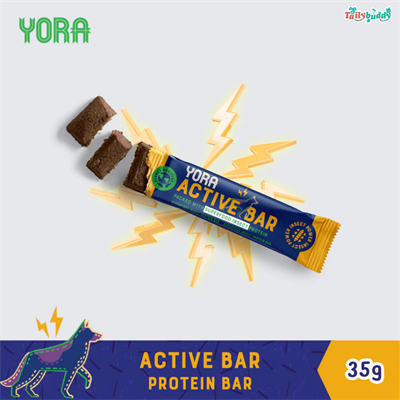 YORA Active Bar - Protein Bar for Active Dogs โยรา แอคทีฟบาร์ โปรตีนบาร์สำหรับสุนัข (35g)