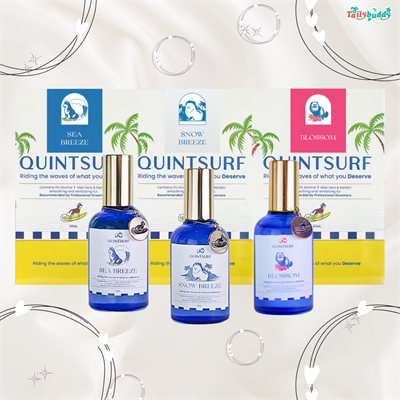 Quintsurf น้ำหอมบำรุงขน สูตร ไม่มีแอลกอฮอล์ สำหรับสัตว์เลี้ยง (30ml)