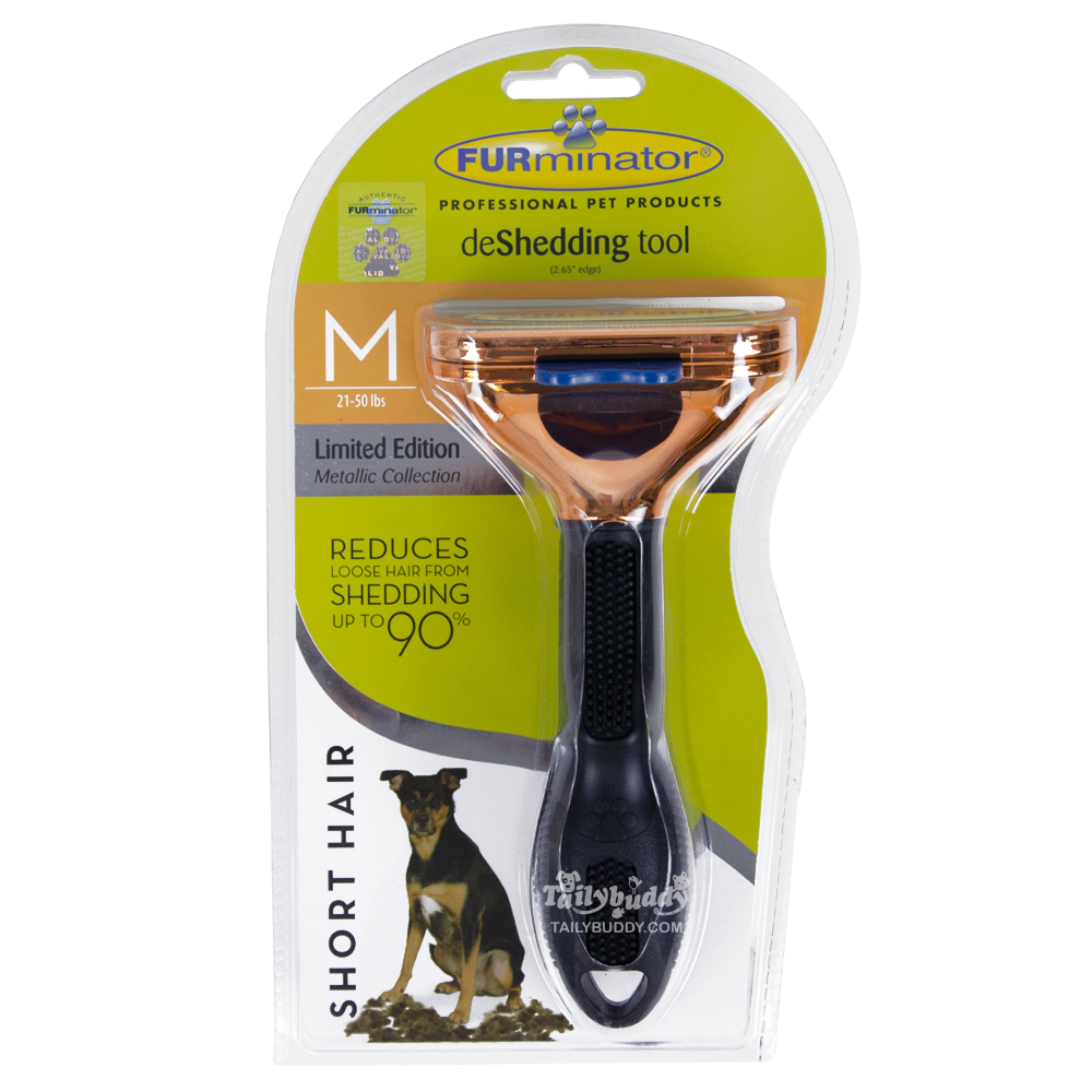 FURminator Short Hair Dog deShedding Tool, Reduces shedding up to