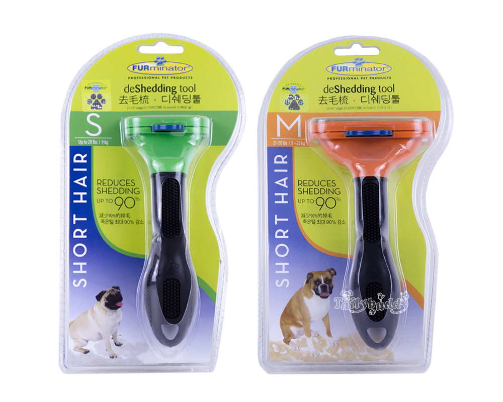 FURminator Short Hair Dog deShedding Tool, Reduces shedding up to 90% (Size  S, M, L)