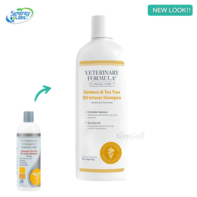 Veterinary Formula Clinic Care - Oatmeal & Tea Tree Oil แชมพูสัตวแพทย์สำหรับผิวแห้งแพ้ง่าย (473ml)