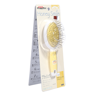 DoggyMan Honey Smile Rubber-Crushioned Pin Brush (Size SS) HS-35