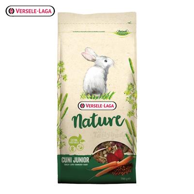 Nature - Cuni Junior อาหารลูกกระต่ายนำเข้าจากเบลเยี่ยมสำหรับลูกกระต่าย 3-12 เดือน (700g, 2.3kg)., Versele Laga
