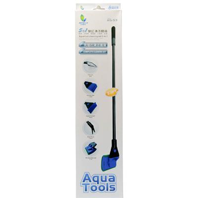 Aqua Tools แปรงขัดตู้ปลาสามารถเปลี่ยนหัวได้ 5in1