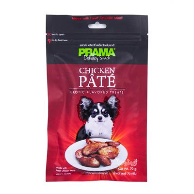 PRAMA พราม่า สแน็ค  Chicken ขนมสุนัข รสเนื้อไก่ (70g.)