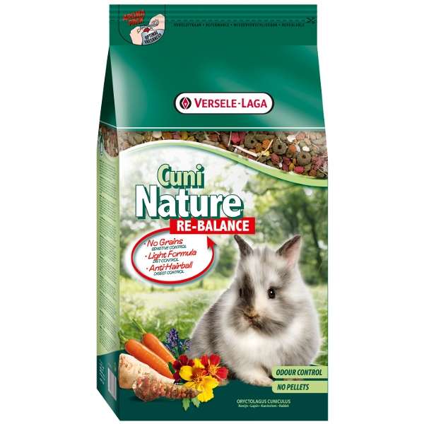 skrivestil Modtager Samarbejde Versele-Laga Nature Cuni Fibre food (Re-Balance) อาหารกระต่าย  สูตรไฟเบอร์สูง ช่วยย่อยเป็นพิเศษ (1kg)