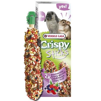 Crispy Sticks Rabbit/Chinchilla Forest Fruit (รสผลไม้ป่า) ขนมสำหรับกระต่าย ชินชิล่า (110g.), Versele Laga