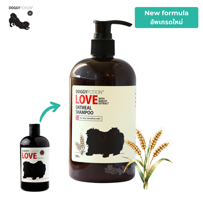 (New Formula) Doggy Potion Puppy Potion Love shampoo for very sensitive skin (500 ml.)