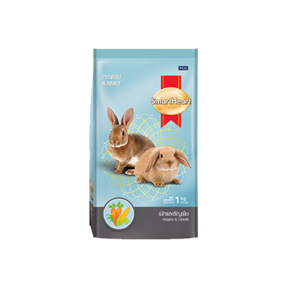 สมาร์ทฮาร์ท อาหารกระต่าย สูตรผักและธัญพืช สำหรับกระต่ายทุกสายพันธุ์(1kg,3kg.)