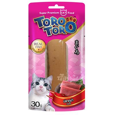 โทโร โทโร่ พลัส อาหารว่างสำหรับแมว รสทูน่า ทำจากปลาทูน่าแท้ 100% (20g.)
