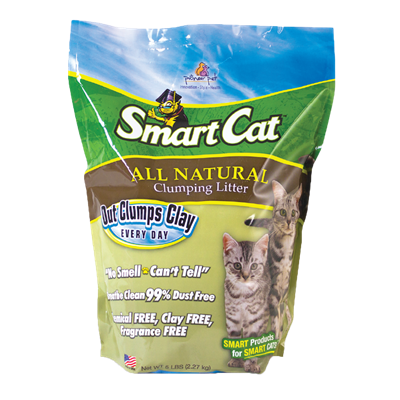 SmartCat Litter สมาร์ทแคททรายแมวนวัตกรรมใหม่ ธรรมชาติ ปลอดภัย ไร้ฝุ่น ใช้กับห้องน้ำแมวอัตโนมัติ Petree ได้ (5 lb,10 lb,20 lb)