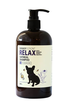 (สูตรใหม่) Doggy Potion Relax แชมพูสุนัขสูตร Relax อโรม่าสปา บำรุงผิว บำรุงขน ช่วยให้สุนัขผ่อนคลาย ผิวและขนสุขภาพดี (500ml)