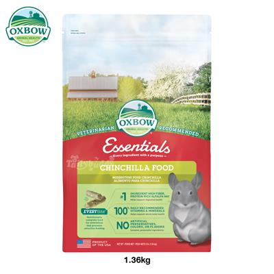 Oxbow Essentials - Chinchilla Food อาหารเม็ดสำหรับชินชิล่า (3 lb/1.36kg)