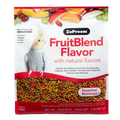 ซูพรีม อาหารนกอัดเม็ด (MEDIUM BIRDS) สำหรับนกค็อกคาเทล เลิฟเบิร์ด คอนัวร์ และนกแก้วกลาง (900g. / 2lb.)