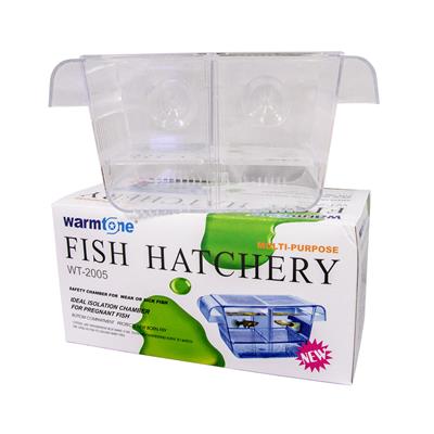 Fish hatchery กล่องพลาสติกแยกช่องเลี้ยงปลาในตู้ แยกกุ้ง, ปลาป่วย, ปลาท้อง  (WT-2005)