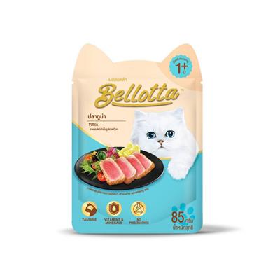เบลลอตต้า (Bellotta) อาหารเปียก สำหรับแมว รสปลาทูน่า (85g)