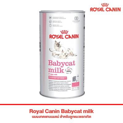 Royal Canin Babycat milk นมผงทดแทนนมแม่ สำหรับลูกแมวแรกเกิด - หย่านม (300g)