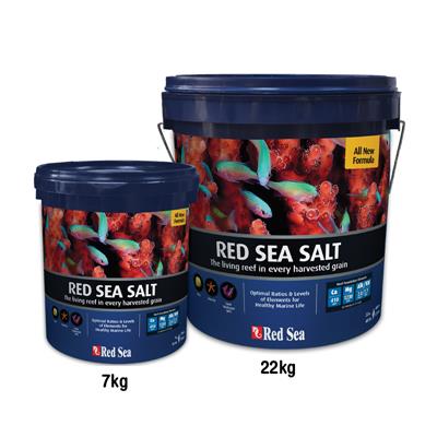 RED SEA SALT เกลือทะเล สำหรับตู้ปลาทะเล สูตรสำหรับปลา, สัตว์ไม่มีกระดูกสันหลัง (7kg, 22kg)