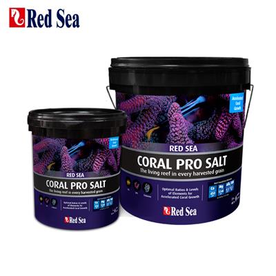 RED SEA SALT CORAL PRO SALT เกลือทะเล สำหรับตู้ทะเล ที่เลี้ยงปะการัง ก้นตู้ทั้ง LPS, SPS (7kg, 22kg)