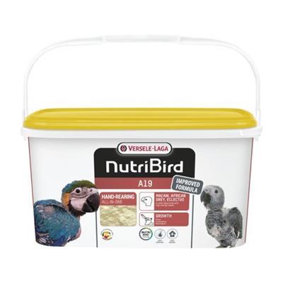 NutriBird A19 อาหารลูกป้อนสำหรับลูกนกที่ต้องการไขมันสูง (200g, 800g, 3Kg)
