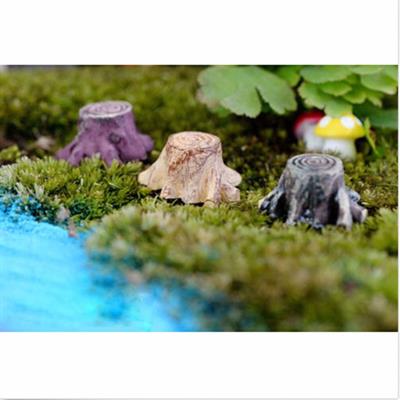 Mini Stump for decorated tiny garden (Random Color)