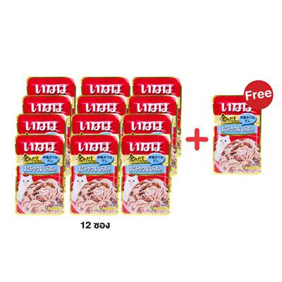 Pro 12Free1! INABA Tuna in jelly Topping Whitebait (60g.) IC-11