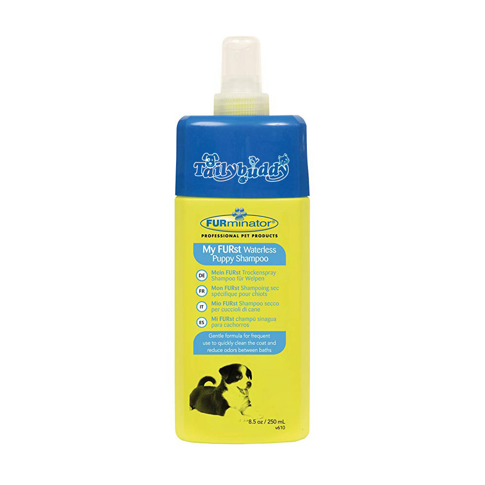 FURminator Waterless Puppy Shampoo สเปรย์แชมพูอาบแห้ง สำหรับลูกสุนัข สูตรอ่อนโยน ใช้ได้บ่อยเท่าที่ต้องการ (251ml)