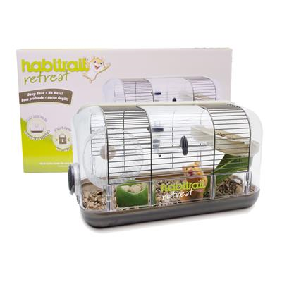 Habitrail Retrest cage serves as a safe and secure central living area for hamsters (41x25x24cm)