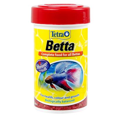 Tetra Betta เต็ทตร้า เบตต้า อาหารปลากัดชนิดแผ่นคุณภาพสูง มีโปรตีนจากกุ้ง ทำให้ปลามีสีสันสวยงาม (27g/ 100ml)