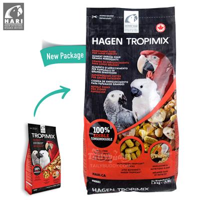 Tropimix Bird Food, Premium Quality enrichment food mix  (Large Parrots) (1.8kg)