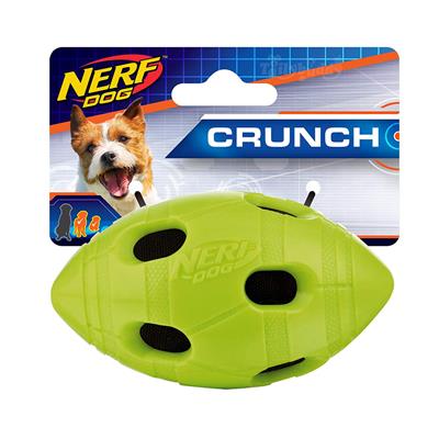 Nerf Dog Crunchable (Small) ของเล่นสุนัข กัดแทะ เสียงเบา (ทรงลูกรับบี้) (2233)