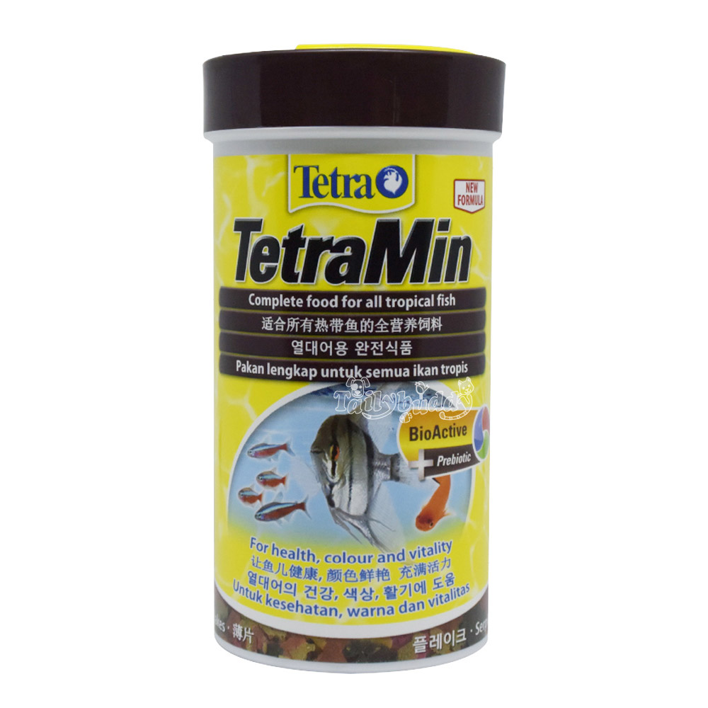 Tetra TetraMin - อาหารชนิดแผ่น สูตรผสม BioActive สำหรับปลาเขตร้อนทุกชนิด
