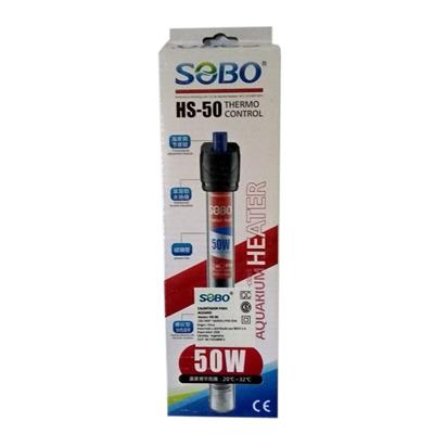 SOBO High-class aquarium heater ฮีตเตอร์หลอดสแตนเลส สำหรับตู้ปลา (HS-50W)