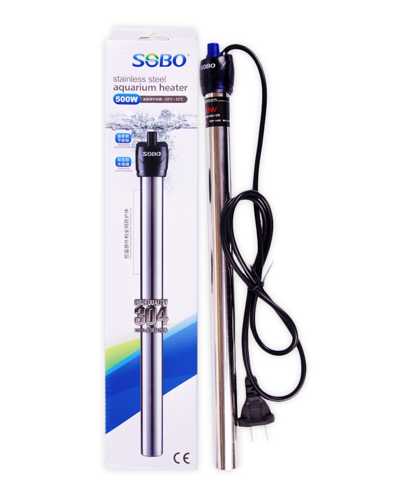 Sobo Stainless Steel Aquarium Heater 500w 304
