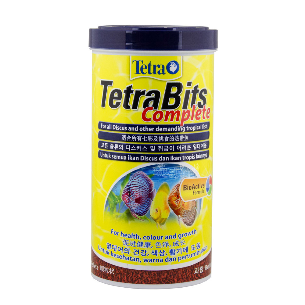 Tetra Bits Complete สำหรับปลาปอมปาดัวร์ ปลาเทวดาและปลาสวยงามขนาดเล็กชนิดอื่นๆ (ชนิดเกล็ด)