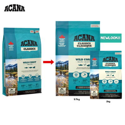 ACANA Wild Coast Dog food, Pacific Herring, Arrowtooth Flounder, Silver Hake (Classics Formula)