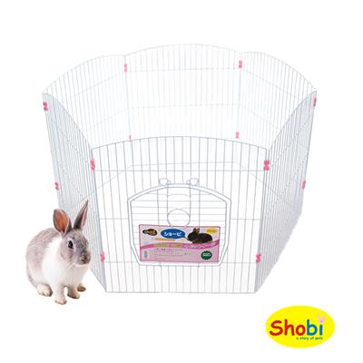 Shobi Foldable Rabbit Cage/Stable (Sliver) (065)